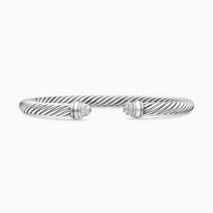 David Yurman Pave Diamond Dome Classic Cable Bracelet